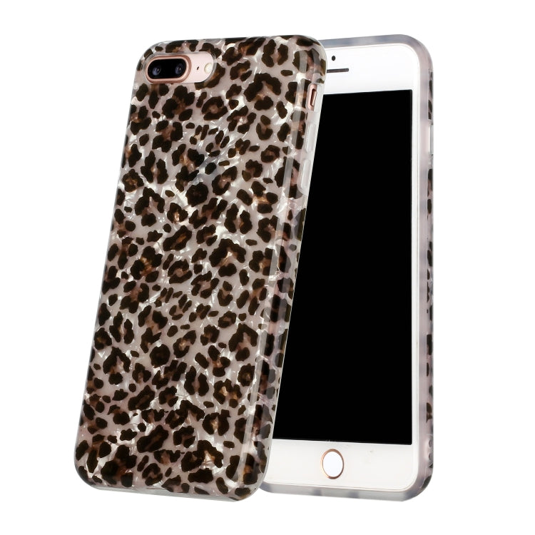 Shell Texture Pattern Full-coverage TPU Shockproof Protective Case For iPhone 7 Plus / 8 Plus