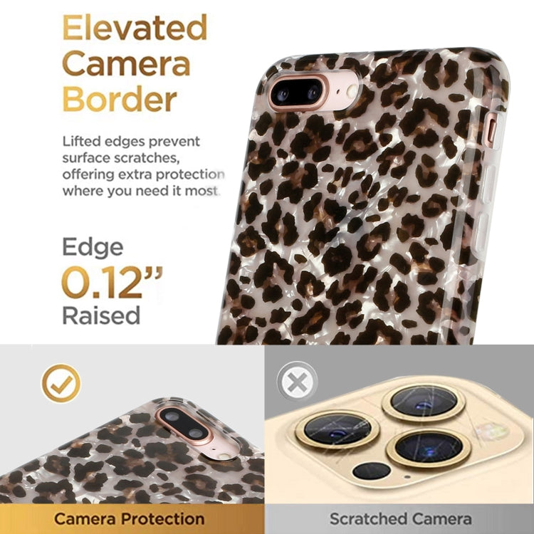 Shell Texture Pattern Full-coverage TPU Shockproof Protective Case For iPhone 7 Plus / 8 Plus