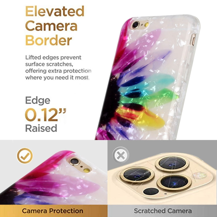 Shell Texture Pattern Full-coverage TPU Shockproof Protective Case For iPhone 6 & 6s
