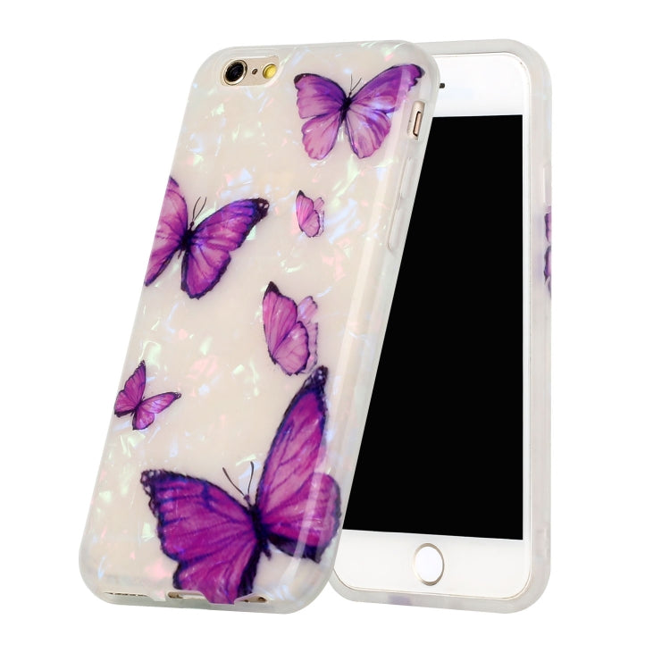 Shell Texture Pattern Full-coverage TPU Shockproof Protective Case For iPhone 6 & 6s