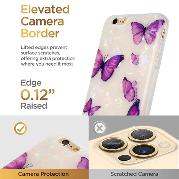 Shell Texture Pattern Full-coverage TPU Shockproof Protective Case For iPhone 6 Plus & 6s Plus