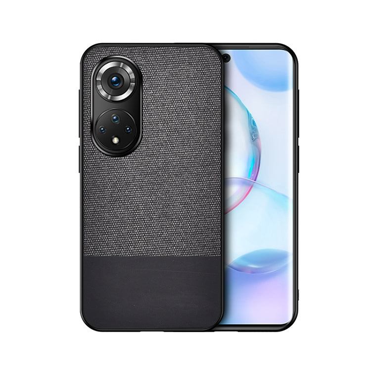 For Honor 50 Shockproof Splicing PU + Cloth Texture PC + TPU Protective Case