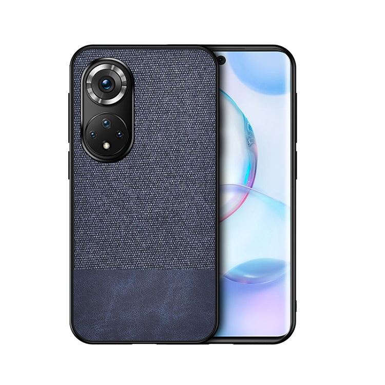 For Honor 50 Shockproof Splicing PU + Cloth Texture PC + TPU Protective Case