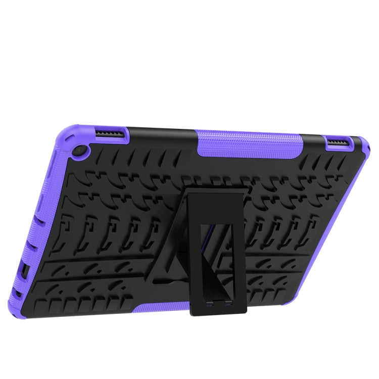 For Amazon Fire HD 10 2021 Tire Texture Shockproof TPU+PC Protective Case with Holder
