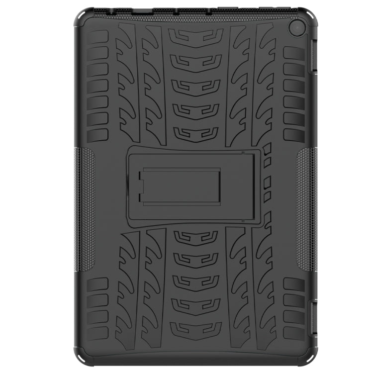For Amazon Fire HD 10 2021 Tire Texture Shockproof TPU+PC Protective Case with Holder