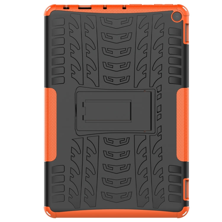 For Amazon Fire HD 10 2021 Tire Texture Shockproof TPU+PC Protective Case with Holder