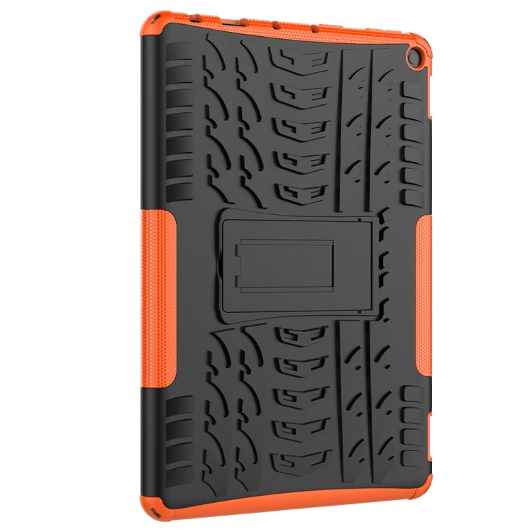 For Amazon Fire HD 10 2021 Tire Texture Shockproof TPU+PC Protective Case with Holder