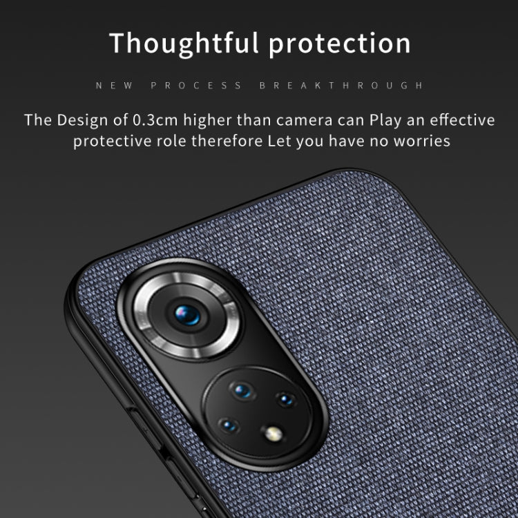 For Honor 50 Shockproof Cloth Texture PC+ TPU Protective Case