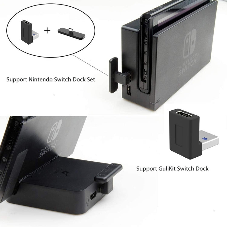 XQ-ZH002 USB 3.0 Male to USB-C / Type-C Female OTG Elbow Adapter