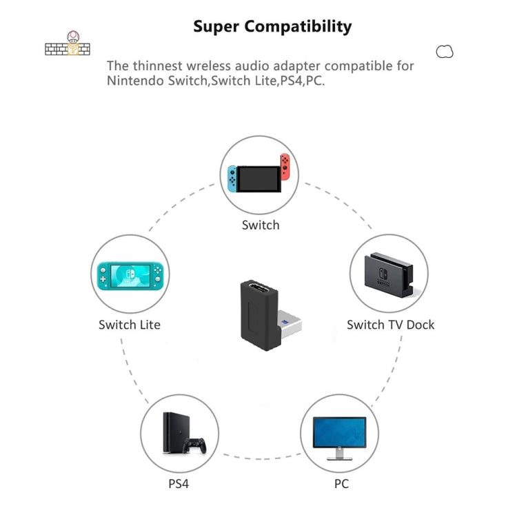 XQ-ZH002 USB 3.0 Male to USB-C / Type-C Female OTG Elbow Adapter