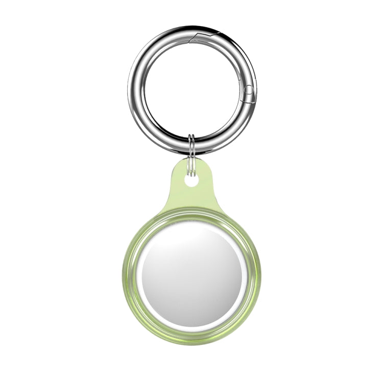 Glacier TPU Anti-scratch Shockproof Protective Cover Soft Case with Spring Clasp Hanging Ring For AirTag