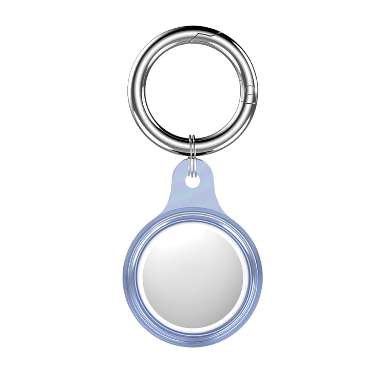Glacier TPU Anti-scratch Shockproof Protective Cover Soft Case with Spring Clasp Hanging Ring For AirTag