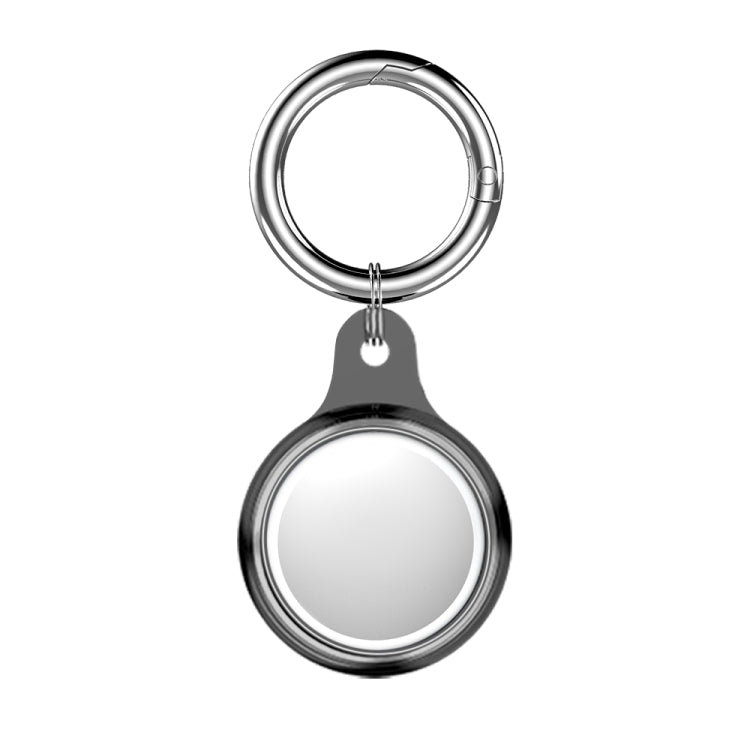 Glacier TPU Anti-scratch Shockproof Protective Cover Soft Case with Spring Clasp Hanging Ring For AirTag