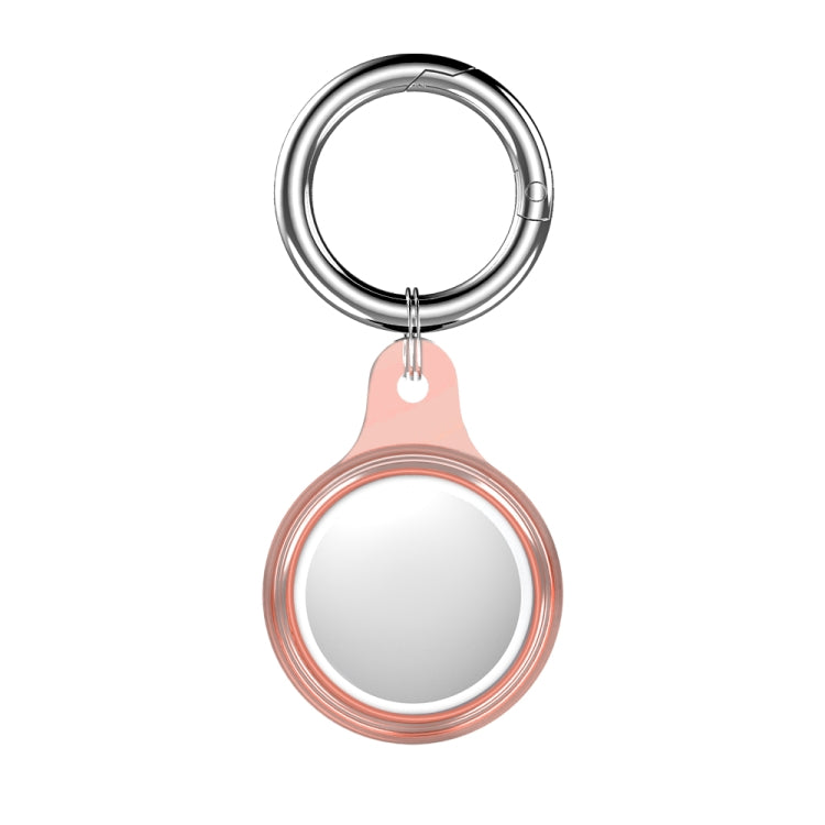 Glacier TPU Anti-scratch Shockproof Protective Cover Soft Case with Spring Clasp Hanging Ring For AirTag
