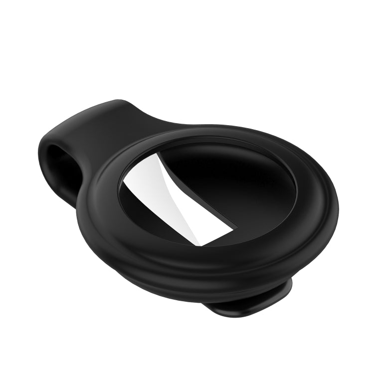 For AirTag Silica Gel Anti-scratch Shockproof Protective Cover Soft Case with Steel Clip