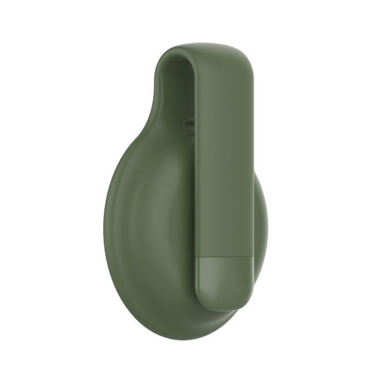 For AirTag Silica Gel Anti-scratch Shockproof Protective Cover Soft Case with Steel Clip