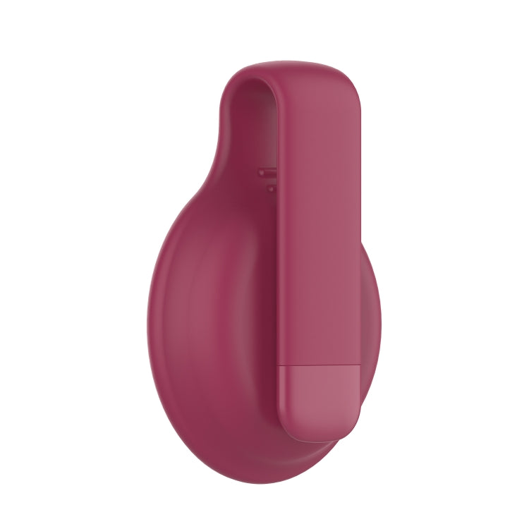 For AirTag Silica Gel Anti-scratch Shockproof Protective Cover Soft Case with Steel Clip