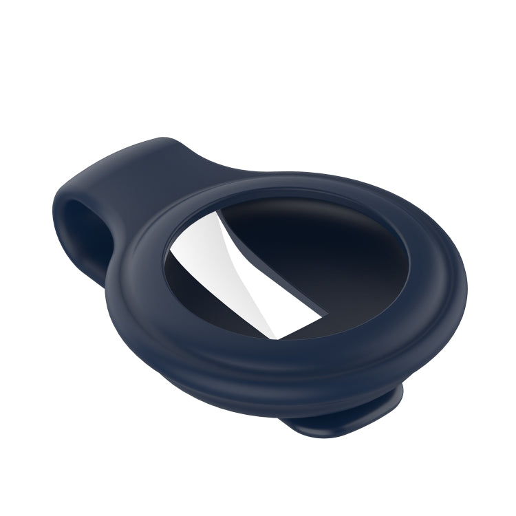 For AirTag Silica Gel Anti-scratch Shockproof Protective Cover Soft Case with Steel Clip