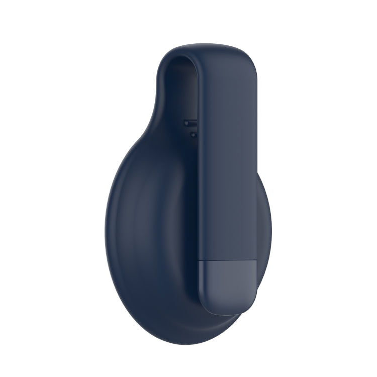 For AirTag Silica Gel Anti-scratch Shockproof Protective Cover Soft Case with Steel Clip