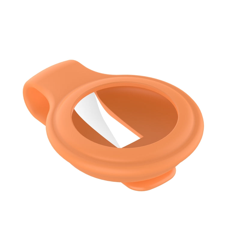 For AirTag Silica Gel Anti-scratch Shockproof Protective Cover Soft Case with Steel Clip
