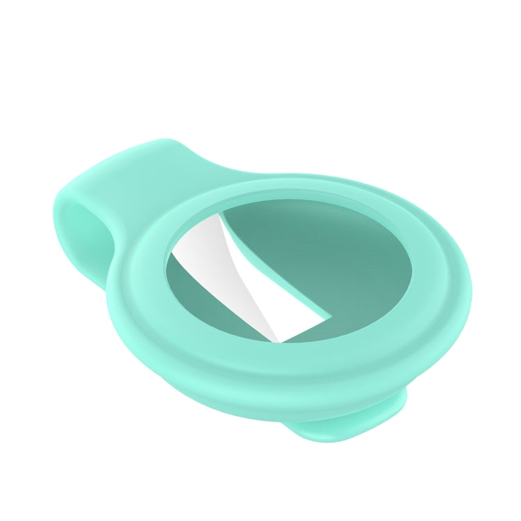 For AirTag Silica Gel Anti-scratch Shockproof Protective Cover Soft Case with Steel Clip