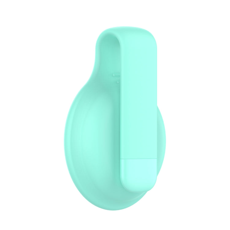 For AirTag Silica Gel Anti-scratch Shockproof Protective Cover Soft Case with Steel Clip