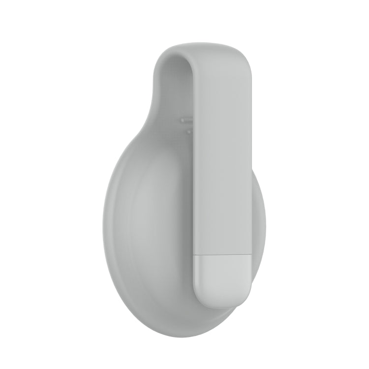 For AirTag Silica Gel Anti-scratch Shockproof Protective Cover Soft Case with Steel Clip