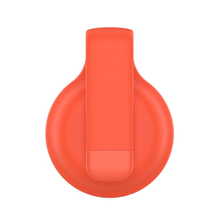 For AirTag Silica Gel Anti-scratch Shockproof Protective Cover Soft Case with Steel Clip