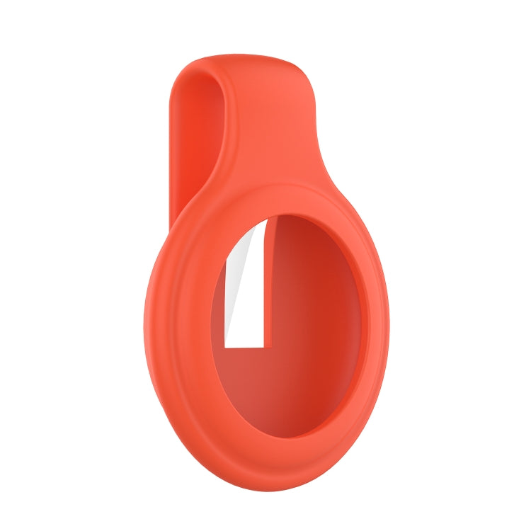 For AirTag Silica Gel Anti-scratch Shockproof Protective Cover Soft Case with Steel Clip