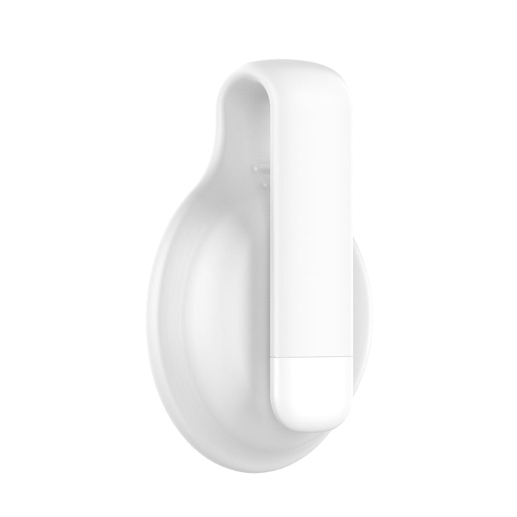 For AirTag Silica Gel Anti-scratch Shockproof Protective Cover Soft Case with Steel Clip