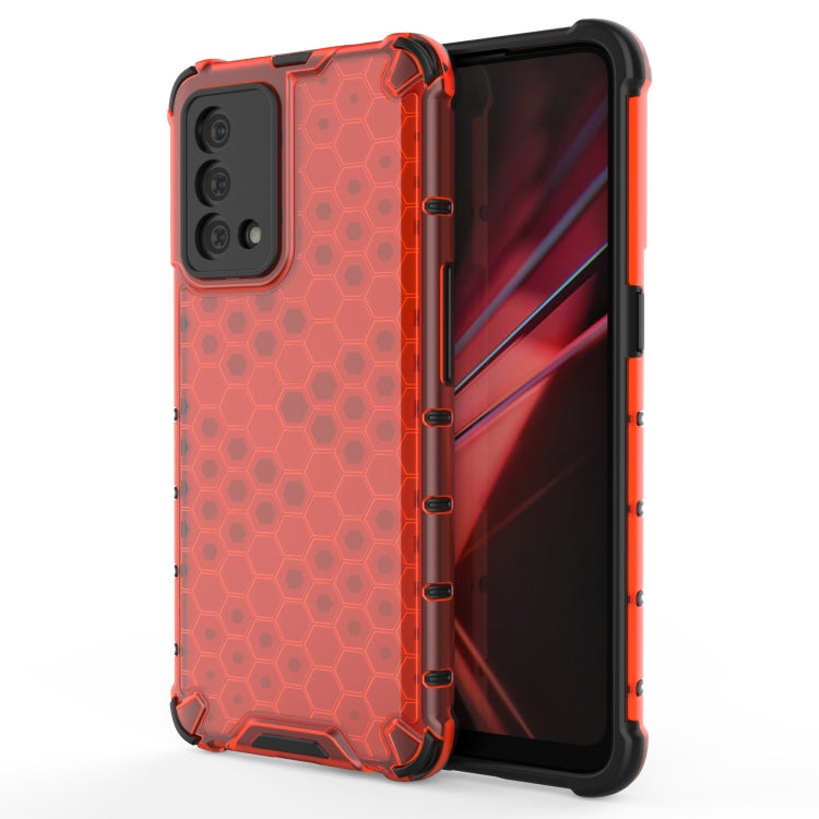 For OPPO K9 Shockproof Honeycomb PC + TPU Protective Case