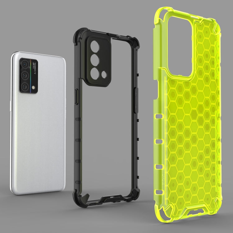 For OPPO K9 Shockproof Honeycomb PC + TPU Protective Case