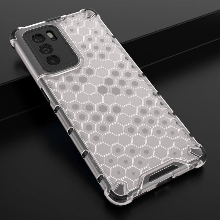 For OPPO Reno6 Pro 5G Shockproof Honeycomb PC + TPU Protective Case