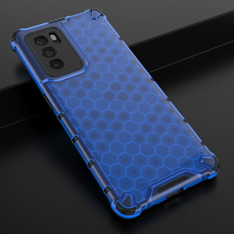 For OPPO Reno6 Pro 5G Shockproof Honeycomb PC + TPU Protective Case
