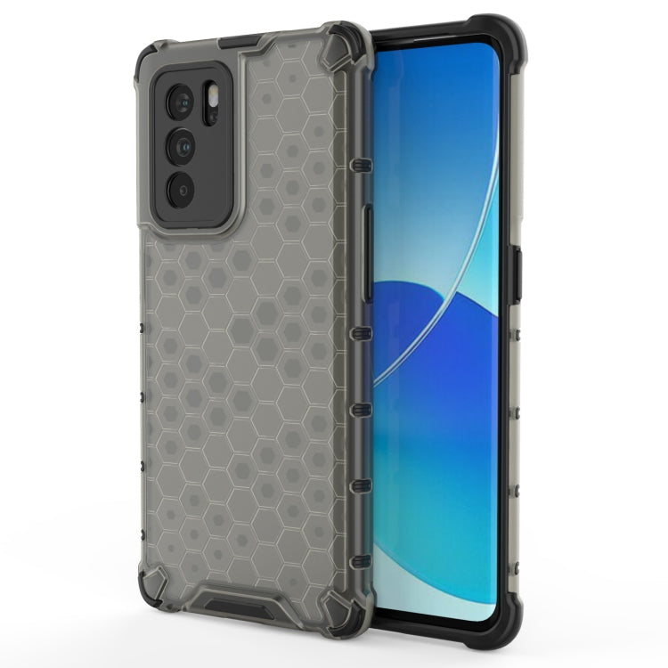 For OPPO Reno6 Pro 5G Shockproof Honeycomb PC + TPU Protective Case