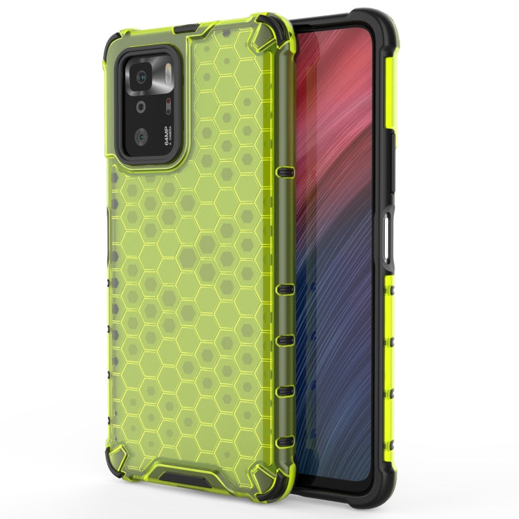 For Xiaomi Redmi Note 10 Pro 5G Shockproof Honeycomb PC + TPU Protective Case