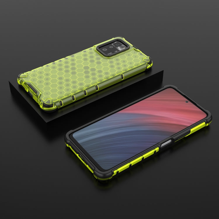 For Xiaomi Redmi Note 10 Pro 5G Shockproof Honeycomb PC + TPU Protective Case