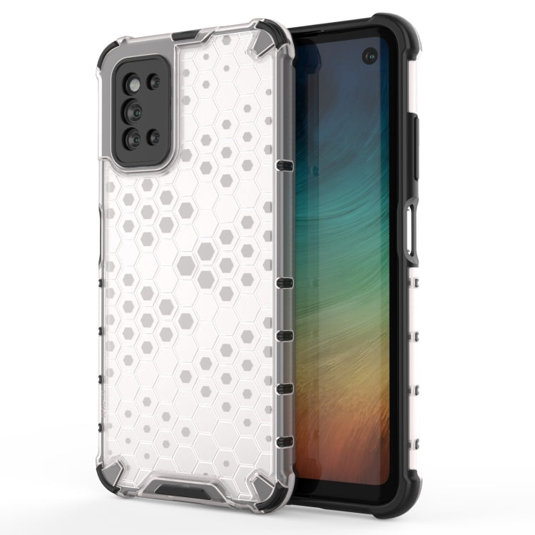 For Samsung Galaxy F52 5G Shockproof Honeycomb PC + TPU Protective Case