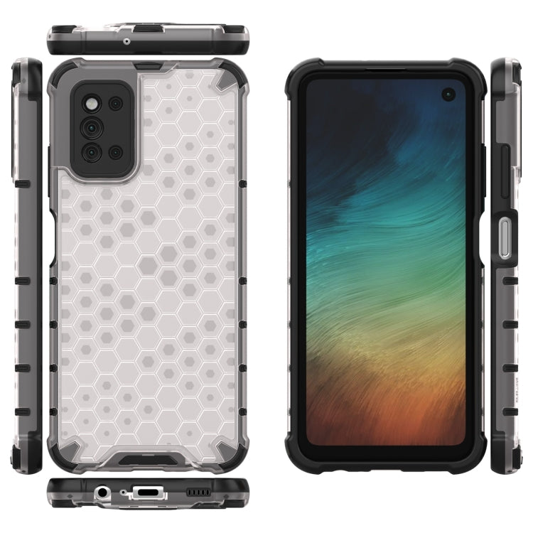For Samsung Galaxy F52 5G Shockproof Honeycomb PC + TPU Protective Case