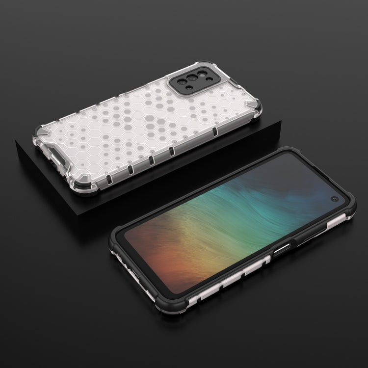 For Samsung Galaxy F52 5G Shockproof Honeycomb PC + TPU Protective Case