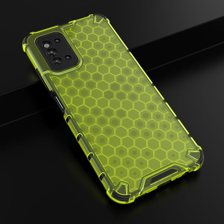 For Samsung Galaxy F52 5G Shockproof Honeycomb PC + TPU Protective Case