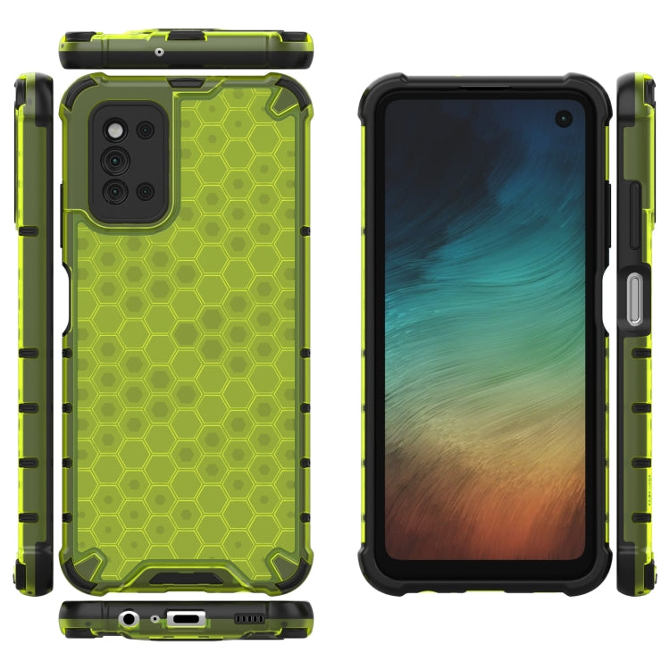 For Samsung Galaxy F52 5G Shockproof Honeycomb PC + TPU Protective Case