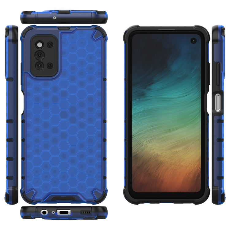 For Samsung Galaxy F52 5G Shockproof Honeycomb PC + TPU Protective Case