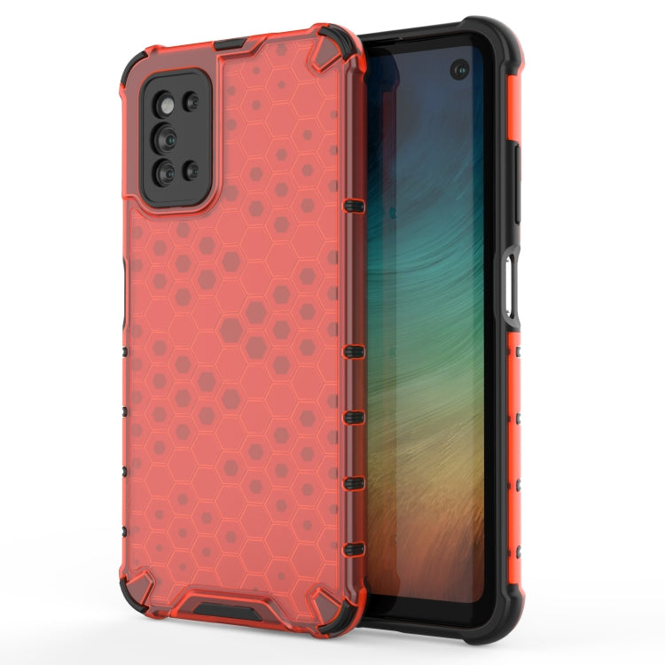 For Samsung Galaxy F52 5G Shockproof Honeycomb PC + TPU Protective Case