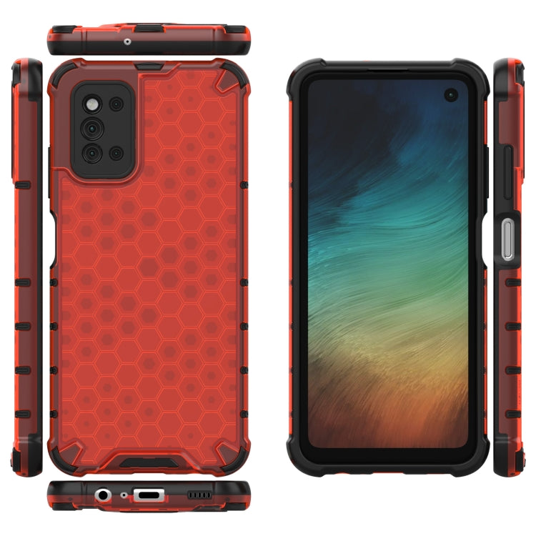 For Samsung Galaxy F52 5G Shockproof Honeycomb PC + TPU Protective Case