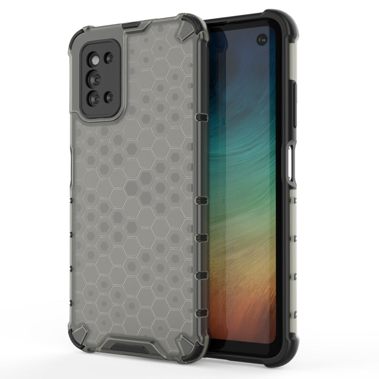 For Samsung Galaxy F52 5G Shockproof Honeycomb PC + TPU Protective Case