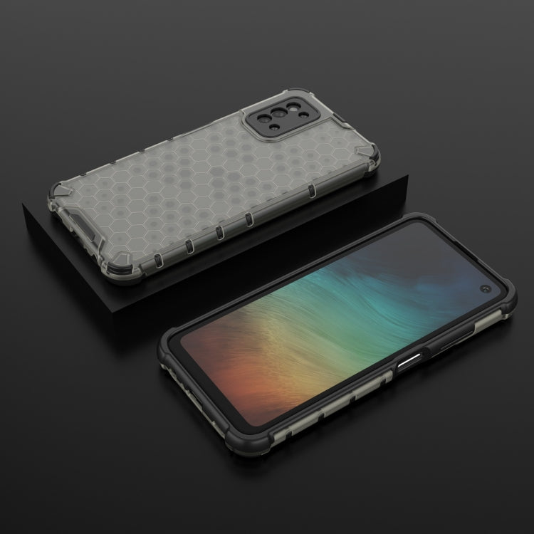 For Samsung Galaxy F52 5G Shockproof Honeycomb PC + TPU Protective Case