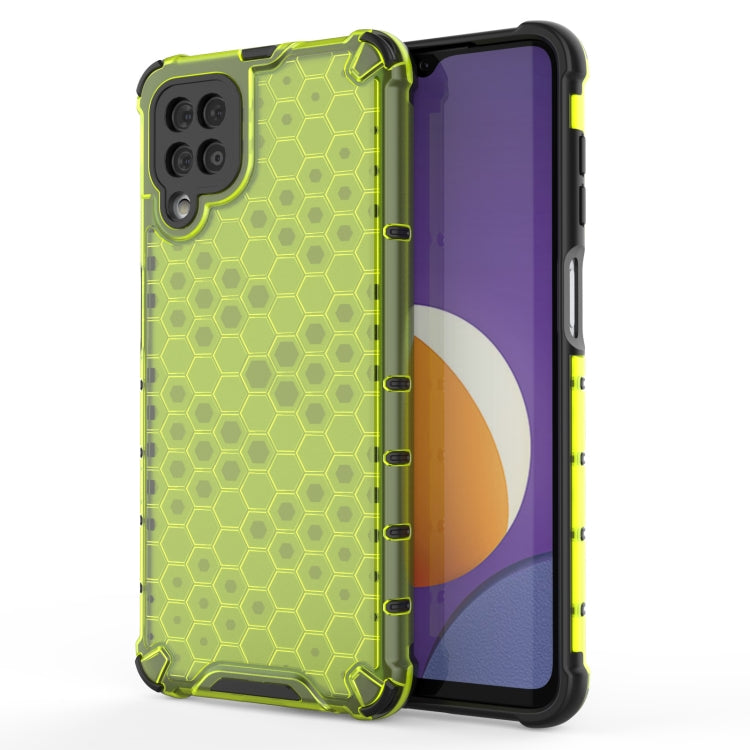 For Samsung Galaxy M12 Shockproof Honeycomb PC + TPU Protective Case