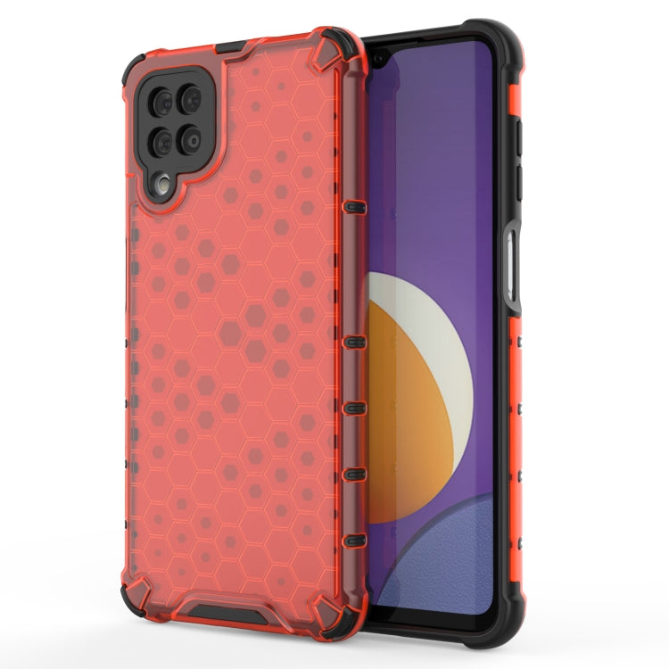 For Samsung Galaxy M12 Shockproof Honeycomb PC + TPU Protective Case