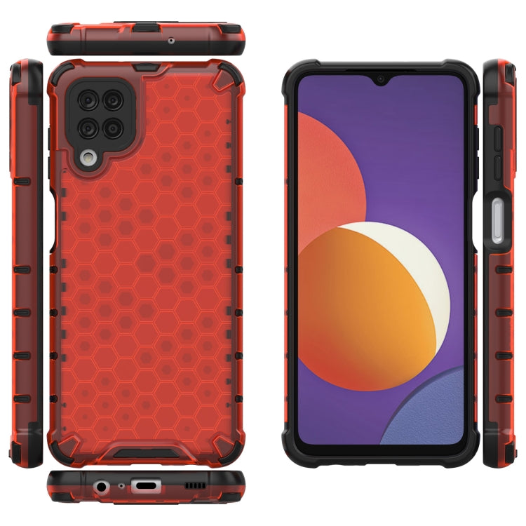 For Samsung Galaxy M12 Shockproof Honeycomb PC + TPU Protective Case